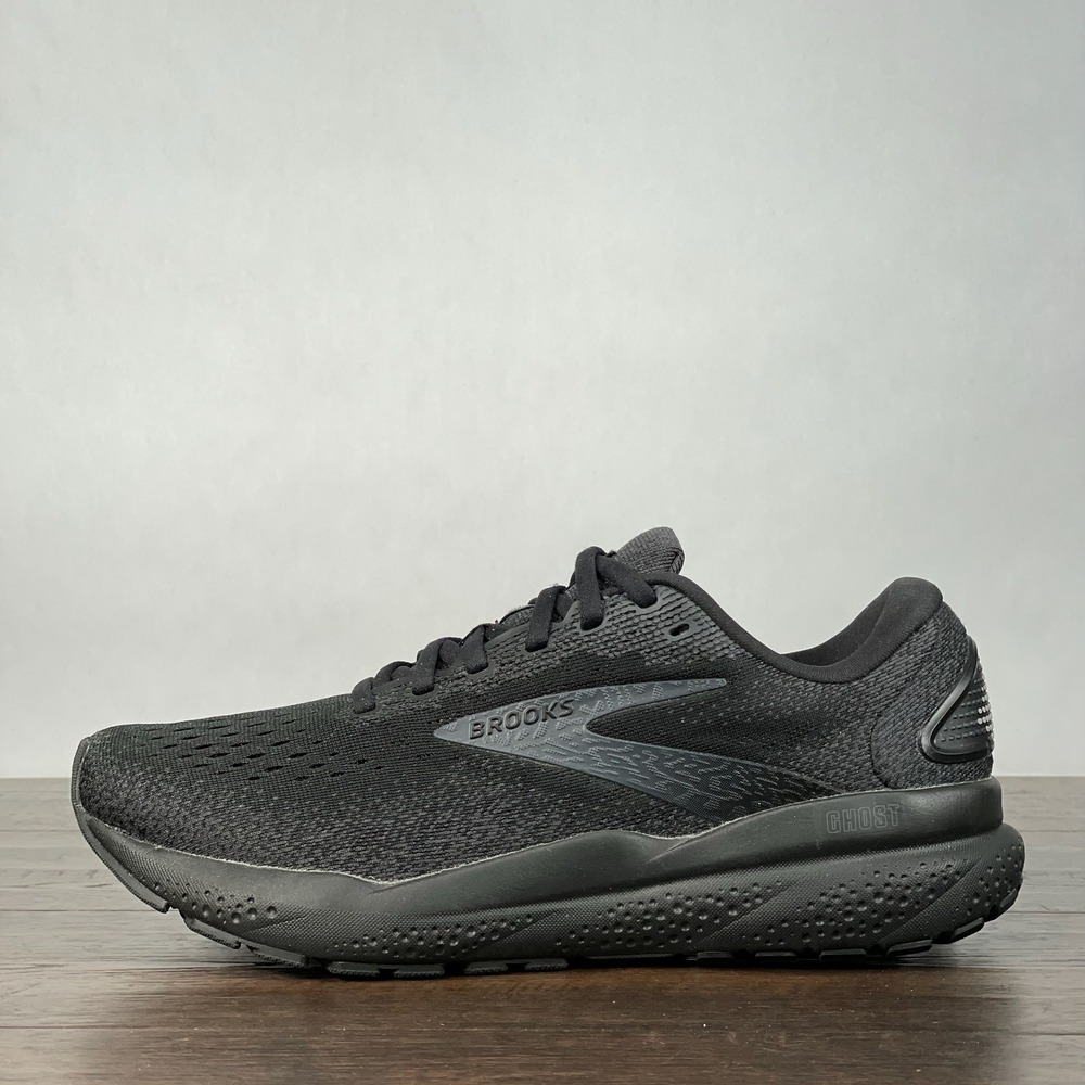 Brooks GHOST 16 Womens 8.5 Black Comfort Cushion Running Walking Shoes Gym Work